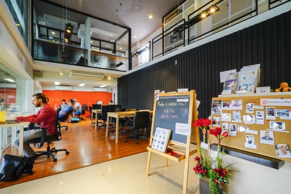 การทำงาน co-working space